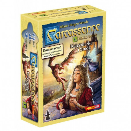 Gra carcassonne pl 3. księżniczka i smok, edycja 2