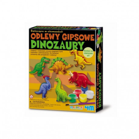 Odlewy gipsowe, dinozaury