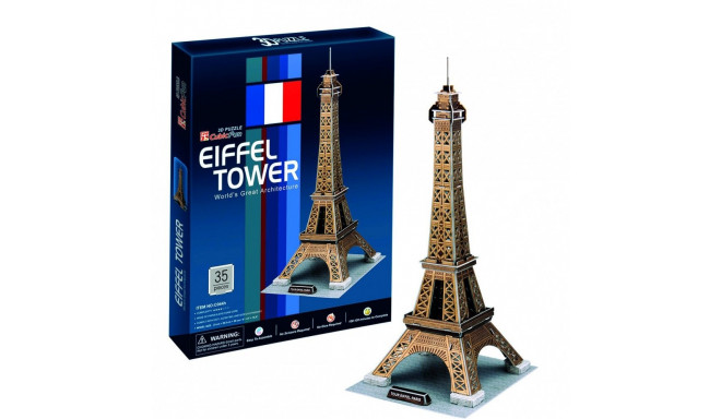 Puzzle 3d wieża eiffel'a