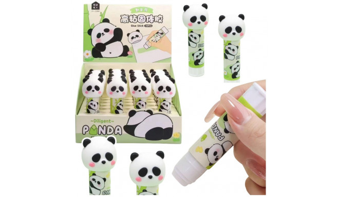 Panda roheline 3D kooli- ja kontoriliimipulk