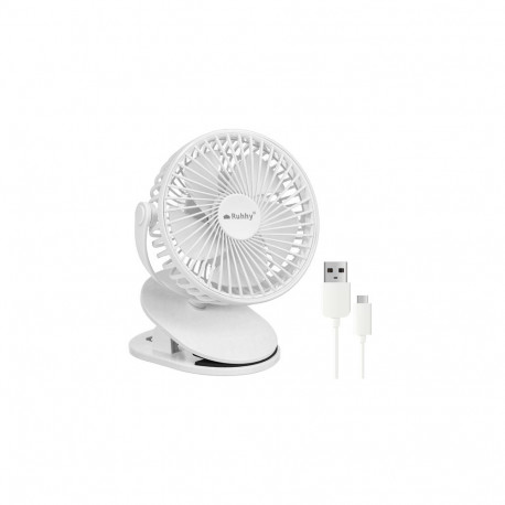 Ruhhy 25566 juhtmevaba valge ventilaator