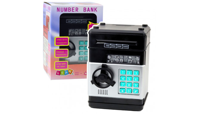 Bankomat seif säästupurk tuled helid PIN-kood must