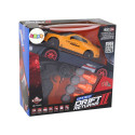 sportauto kaugjuhitav R/C 1:24 kollane vahetatavad rattad