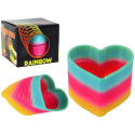 Kultowa vikerkaare südamekujuline rahustav vidin 6CM