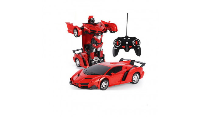 Auto Robot 2w1 Pilot R/C Światło Dźwięk Drift Czerwony