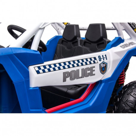 Auto na Akumulator Buggy XB-2118 Policyjne Niebieskie 4x4