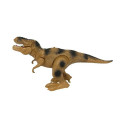Dinozaur Tyranozaur Rex Na Baterie Brązowy