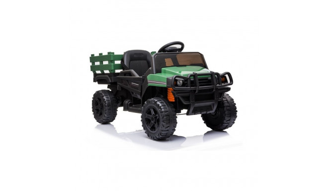 Elektriauto BDM0926 lastele LED-tuled MP3 kaugjuhtimispult, roheline