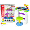 Organy klaviatuur tool mikrofon sinine