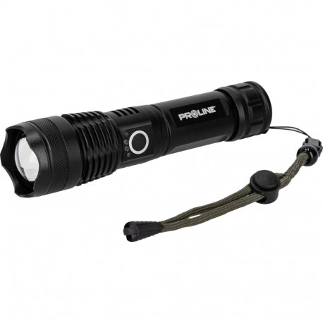 Latarka alu. usb-c, 600 lm, zoom, 5 tryb. świecenia, proline