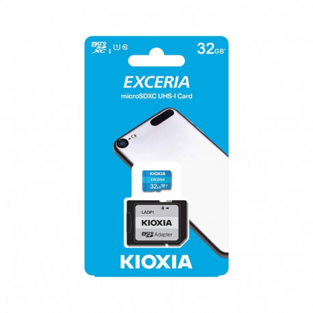Kioxia microSD mälukaart 32 GB UHS-I U1 adapteriga