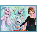 Puzzle - 4ühes (12, 15, 20, 24) - imeline maailm Frozen - Trefl 34381
