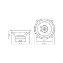 0946# Kõlar blow wh-1516 5" 2-suunaline auto komplekt