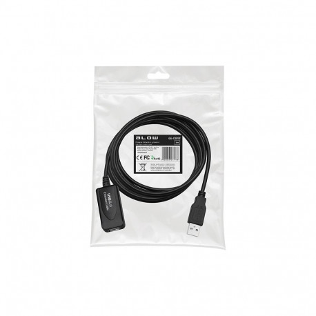66-084# USB A-A pikenduskaabel 5,0m pistik-pesa IC-ga riputuslõng