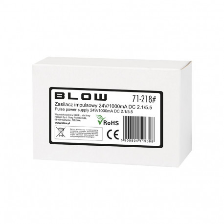 71-218# Impulss-toiteplokk 24v/1000ma 2,1/5,5