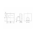 51-610# Analoog voltmeeter ruudukujuline mini 10V