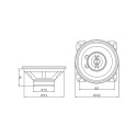 30-802# Głośnik blow r-100 blister komplet samochodowy dwupak