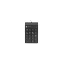 Natec Numpad keyboard Goby 2 black