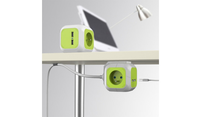 MagicCube quad current socket, 2 usb inputs 1,4m GB118