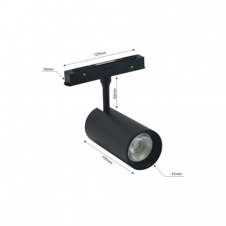 MODOLED LED-valgusti MLP1042M 7W 630lm, must
