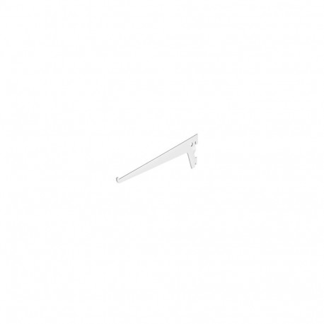 BRACKET SINGLE SLOT 250 MM WHITE