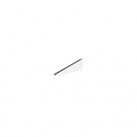 BRACKET DOUBLE SLOT 220 MM WHITE