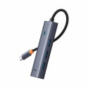 Baseus UltraJoy 5-Port Wired USB 3.2 Gen 1 (3.1 Gen 1) Type-C Grey