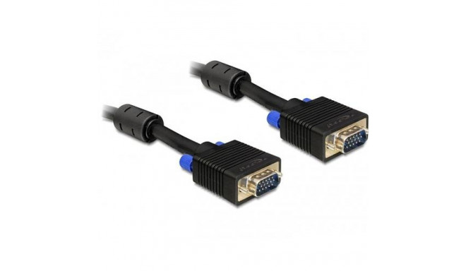 DeLOCK 5m VGA cable VGA (D-Sub) Black