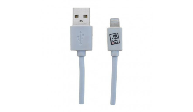 2GO 795781 lightning cable 1 m White