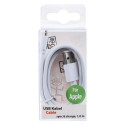 2GO 795781 lightning cable 1 m White