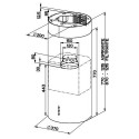 FABER S.p.A. Cylind I.Evo Plus WH Gloss A37 Island White 680 m³/h