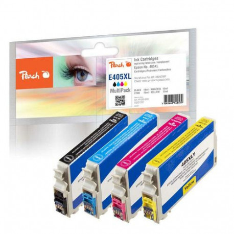 Peach PI200-908 ink cartridge 4 pc(s) Compatible High (XL) Yield Black, Cyan, Magenta, Yellow