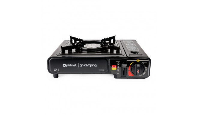 PLATINET CAMPING COOKING STOVE 1 BURNER BLACK