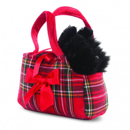 AURORA Fancy Pals plush toy scottish terrier in a bag, 20 cm