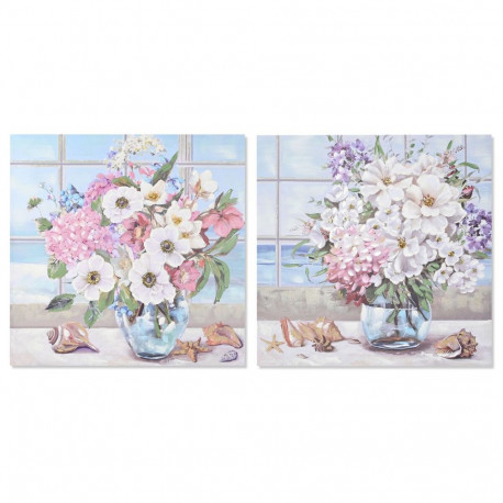 Maal DKD Home Decor 100 x 2,8 x 100 cm 100 x 3 x 100 cm Shabby Chic (2 Ühikut)