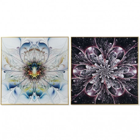 Картина DKD Home Decor 80 x 3 x 80 cm (2 штук)