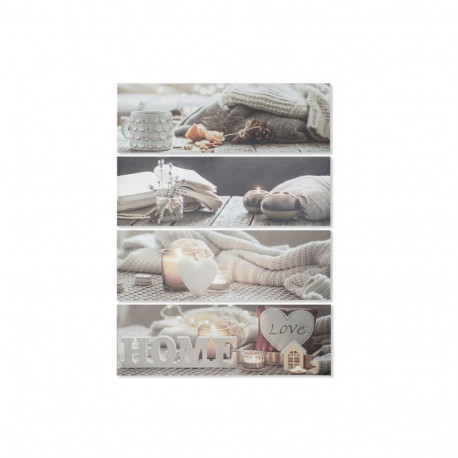 Maal DKD Home Decor Spa Skandinaavia 135 x 2,5 x 45 cm (4 Ühikut)