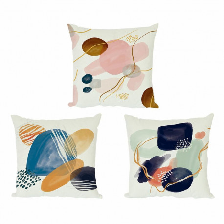 Padi DKD Home Decor Plastmass Sinine Roheline Mitmevärviline Roosa Ristkülikukujuline Kandiline Abst