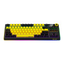 LORGAR KBP70TKLW, Wireless TKL Mechanical Gaming Keyboard Pro, Black/yellow, EN layout