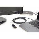 "DIGITUS USB C Adapterkabel Typ C -DP 32.4GB St/St 2.0m. sw"