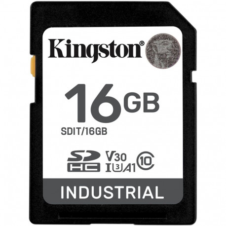 "CARD Card 16GB Kingston HC Industrial -40C to 85C retail"