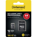 "CARD Intenso Speicherkarte microXC Professional 64 GB"