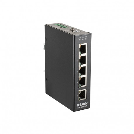 "D-Link DIS-100E-5W 5-Port Fast Ethernet Industrie Switch"