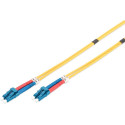 "DIGITUS LWL Patchkabel LC -> LC 1.00m Singlemode Duplex OS2"