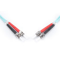 "DIGITUS LWL Patchkabel ST -> ST 10.00m Multimode Duplex OM3"