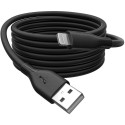"DIGITUS USB 2.0 Kabel Typ A-Lightning Silikon 0.5m MFI schwa"