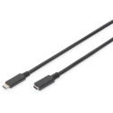 "DIGITUS USB 2.0 Verlängerungskabel Typ C -C St/Bu 1.5m. sw"
