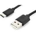 "DIGITUS USB 2.0 Anschlusskabel Typ C -A St/St 1.0m. sw"