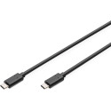 "DIGITUS USB 2.0 Anschlusskabel Typ C -C St/St 1.8m. sw"