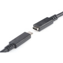 "DIGITUS USB 2.0 Verlängerungskabel Typ C -C St/Bu 1.5m. sw"